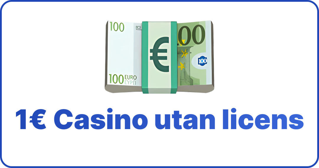 casino utan svensk licens 1 euro