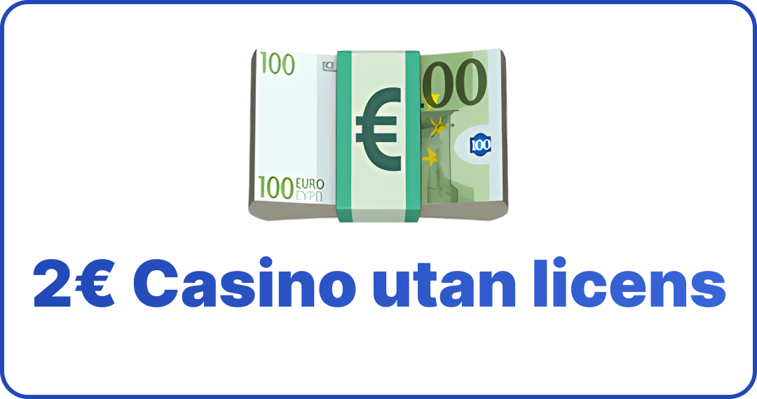 casino utan svensk licens 2 euro