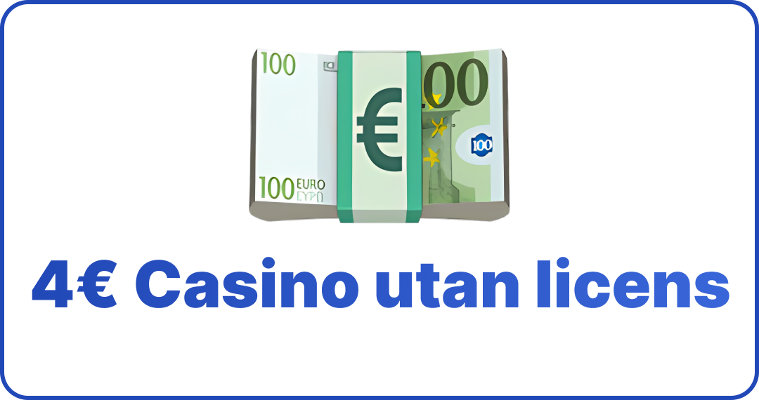 casino utan svensk licens 4 euro